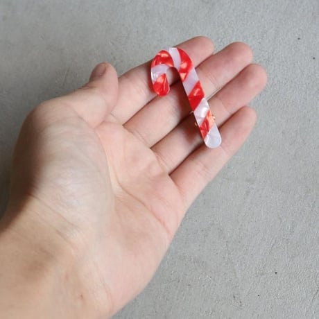 Coucou Suzette / Candy Cane Hair Clip / candycaneclip