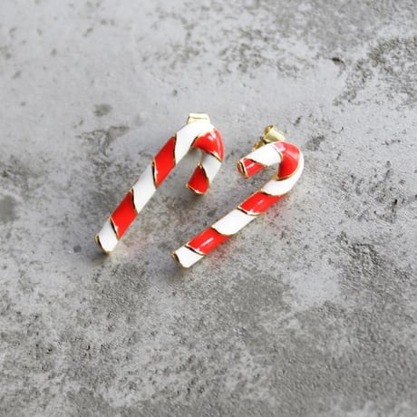 Coucou Suzette / Candy Cane Earrings / candycaneear