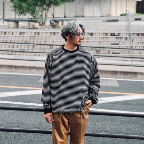 CHARGER / Border Draw cord L/S Tee / cr24awtee03
