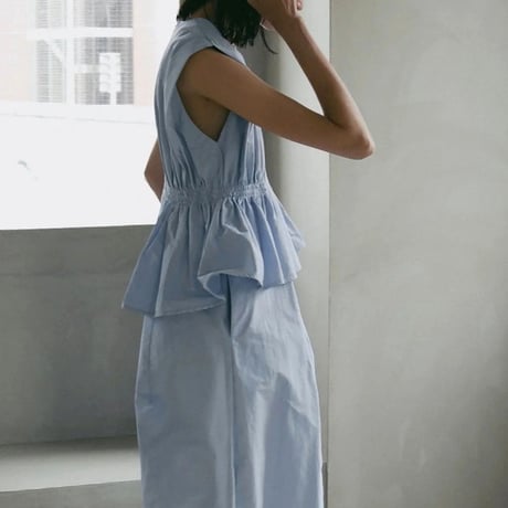 MANOF / GATHER WAIST COCOON ONE PIECE / 891125062