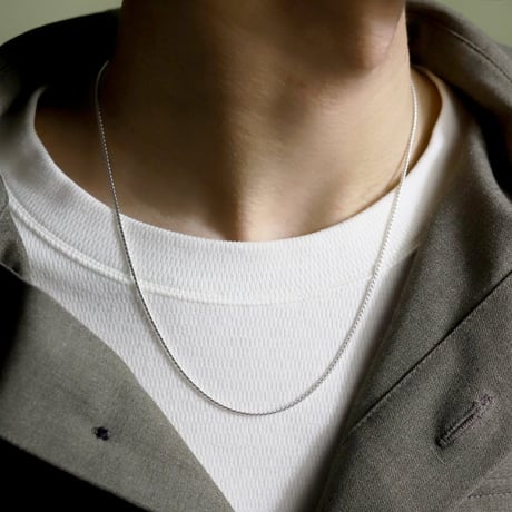 TEN. 正規商品 ユニセックス アクセサリー テン ツイスト チェーン ネックレス シルバー/ゴールド 38cm/50cm 2サイズ展開【即日発送】