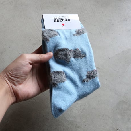 Coucou Suzette / Stripped Cat Socks / strippedcatsocks