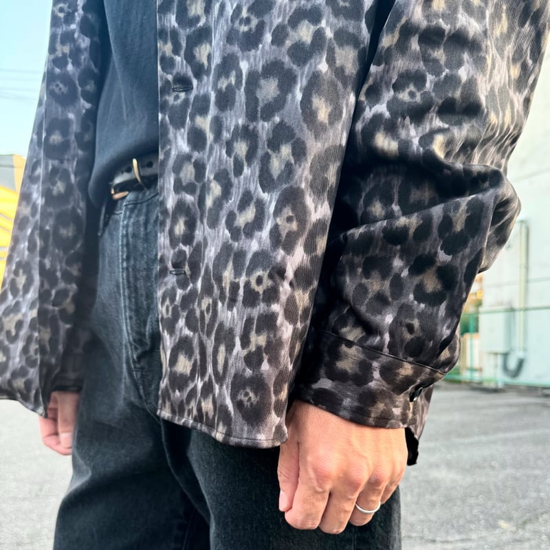 ROTTWEILER / R9 LEOPARD OPENCOLLAR SHIRT / rw24