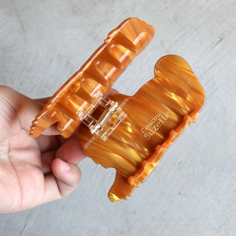 ククシュゼット 正規商品 ヘア アクセ クリップ 犬 Coucou Suzette チャウ チャウ ヘア クロー ブラウン (chowchowclaw)