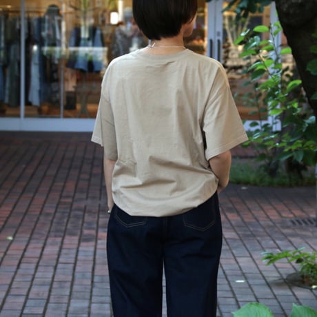 Alore / 50/2 天竺 Back tack tee  / 2522al5