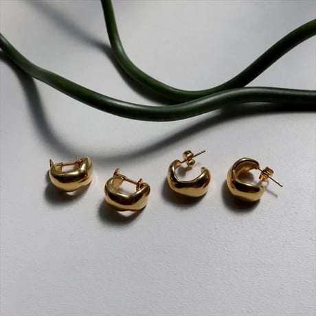 TEN. 正規商品 ユニセックス アクセサリー テン プラム ピアス シルバー/ゴールド【即日発送】(pi-0124)(pig-0124)