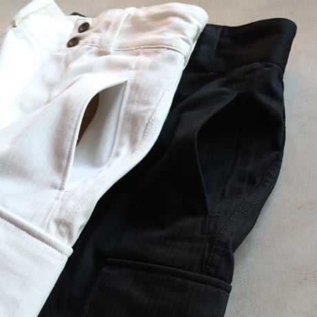 フランス軍 ミリタリー パンツ M47 フィールド パンツ M47 Field pants ユニセックス ブラック/ホワイト BLACK/WHITE 2色展開 2024春夏新作(24ss004)