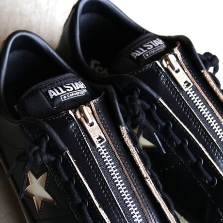 【4月3日発売開始】CONVERSE×Schott コンバース×ショット CONVERSE ONE STAR Z / Schott ワンスター Z レザー ブラック BLACK 2026春夏新作