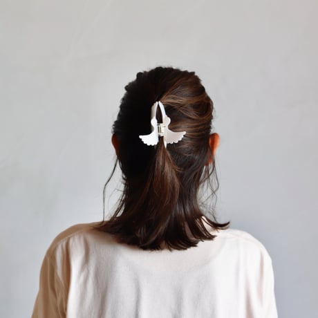 ククシュゼット 正規商品 ヘア アクセ クリップ かわいい 鳥 フランス Coucou Suzette ハト ヘア クロー ホワイト (doveclaw)