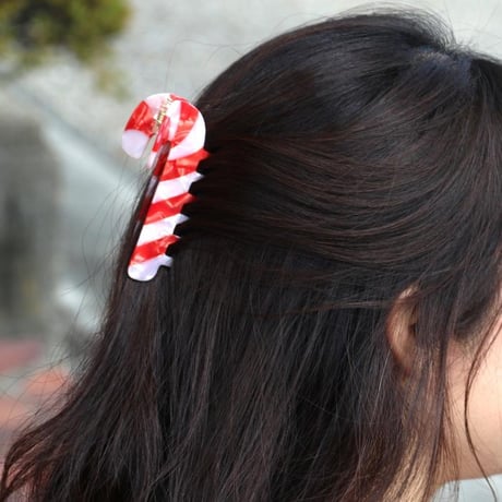 Coucou Suzette / Candy Cane Hair Claw / candycaneclaw