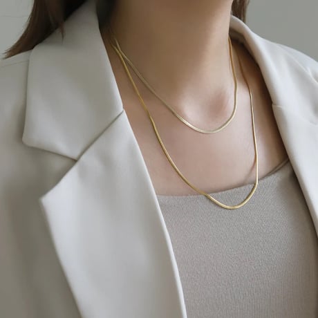 TEN. 正規商品 ユニセックス アクセサリー テン スネーク ネックレス シルバー/ゴールド【即日発送】(nem-0005)(ned-0005)