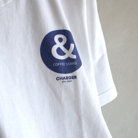 CHARGER COFFEE STAND チャージャーコーヒースタンド オリジナル サークル ロゴ Tシャツ