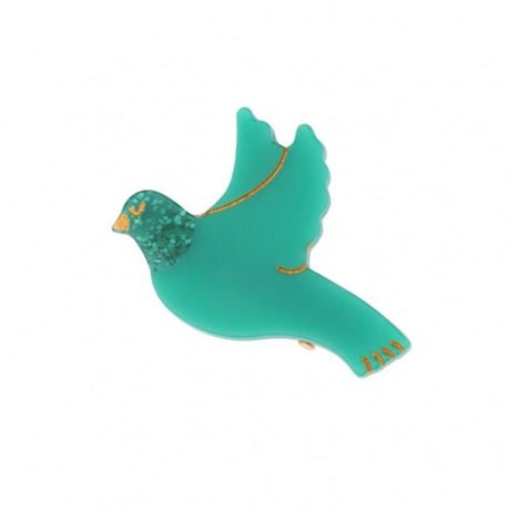 ククシュゼット 正規商品 ヘア アクセ クリップ ヘアピン かわいい 鳥 Coucou Suzette グリーン バード ヘア クリップ グリーン (grbirdclip)
