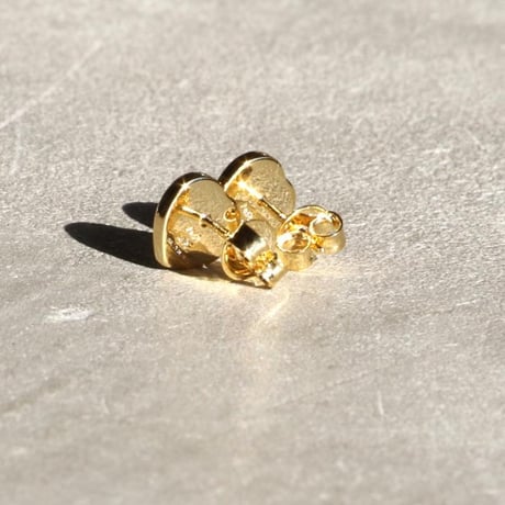 JOHN MASON SMITH / HEART EARRING GOLD PLATING / 25sac580gd