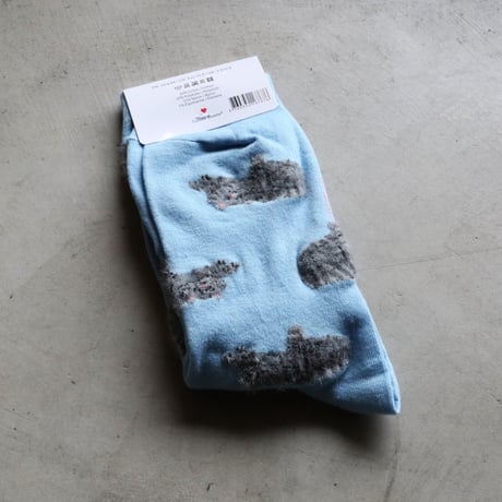 Coucou Suzette / Stripped Cat Socks / strippedcatsocks