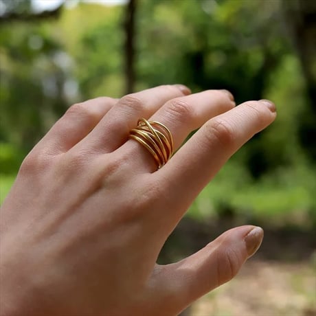 TEN. 正規商品 ユニセックス アクセサリー テン ビロウ リング シルバー/ゴールド【即日発送】(rg-0112)(rgg-0122)