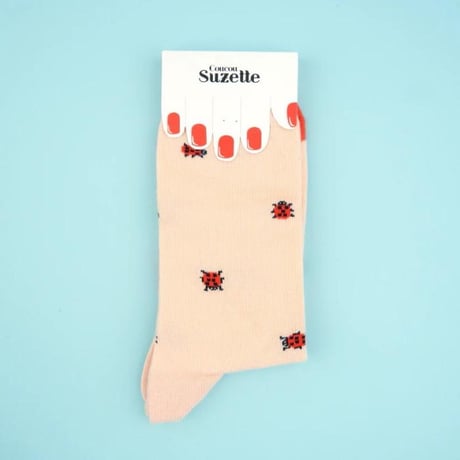 Coucou Suzett / てんとう虫 ソックス / ladybugsocks
