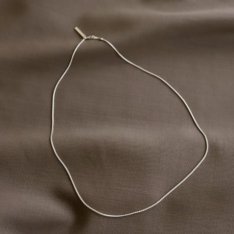 TEN. 正規商品 ユニセックス アクセサリー テン ツイスト チェーン ネックレス シルバー/ゴールド 38cm/50cm 2サイズ展開【即日発送】