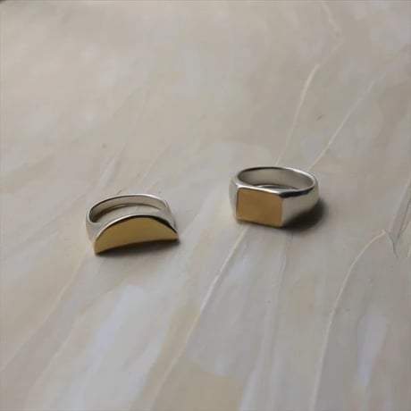 TEN. 正規商品 ユニセックス アクセサリー テン ラド リング シルバー/シルバー×ゴールド【即日発送】(rg-0101/rgm-0101)(rgx-0101/rmx-0101)