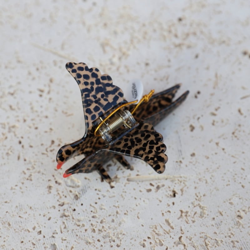 ククシュゼット 正規商品 ヘア アクセ クリップ かわいい 鳥 フランス