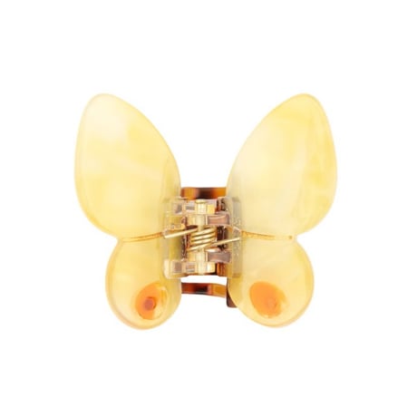 ククシュゼット 正規商品 ヘア アクセ クリップ 蝶 虫 かわいい Coucou Suzette 黄色 蝶 ミニ ヘア クロー イエロー(yebutterflyminiclaw)