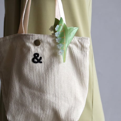 ククシュゼット 正規商品 ヘア アクセ 花 Coucou Suzette スズラン クロー Lily of the Valley Hair Claw ホワイト×グリーン (lotvclaw)