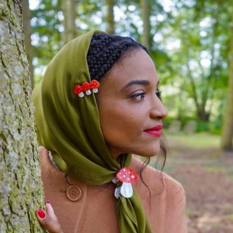 Coucou Suzette /Mushroomclaw Hair Clip / mushroomclip