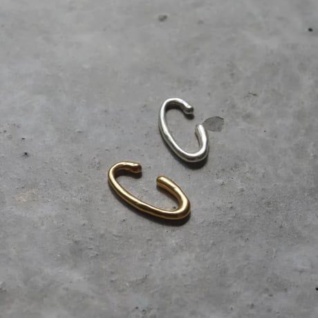 TEN. 正規商品 ユニセックス アクセサリー テン リニア イヤーカフ シルバー/ゴールド【即日発送】