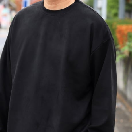 CHARGER / Cut Suede Side Slit Big Crew / cr24awtops01