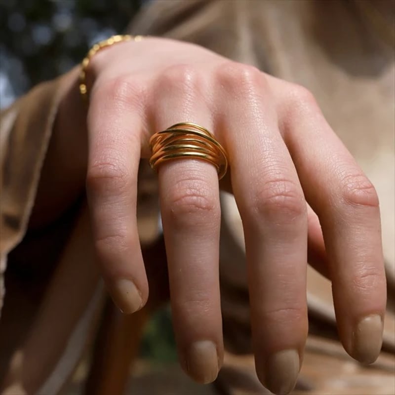TEN. 正規商品 ユニセックス アクセサリー テン ビロウ リング