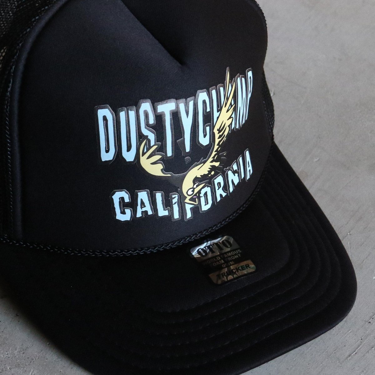 HIDEANDSEEK キャップ ハイドアンドシーク メッシュ キャップ DUSTYCHAMP Mesh Cap ブラック/ホワイト 2色展開  2023秋冬新作(DG-100523 )