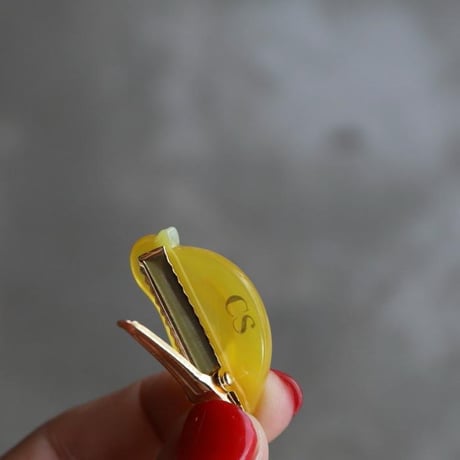 ククシュゼット 正規商品 ヘア アクセ クリップ ピン ヘアピン かわいい 鳥 フランス Coucou Suzette カナリア ヘア クリップ イエロー(canaryclip)