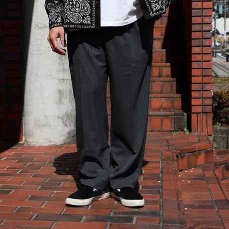 HIDEANDSEEK / Striped Pleated Trouser / HP-030625