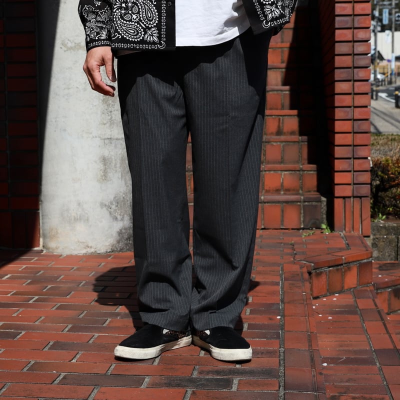HIDEANDSEEK / Striped Pleated Trouser / HP-0306