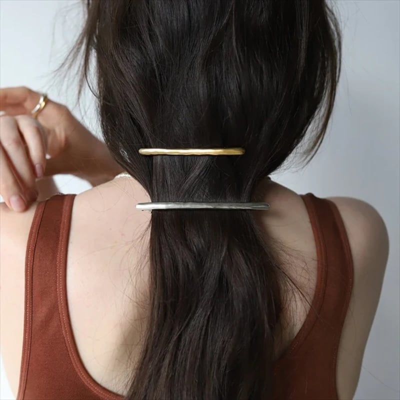 TEN. ヘアクリップ　ヘアピン バレッタ　ゴールド　ディムバレッタ GD-S- TEN. 正規商品 ユニセックス アクセサリー テン ディム バレッタ