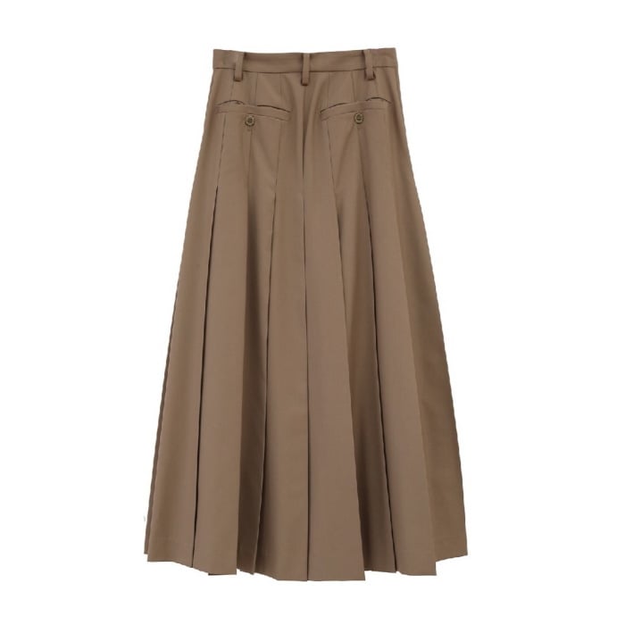 CLANE / WIDE PLEATS LONG SKIRT / 171096192 | C