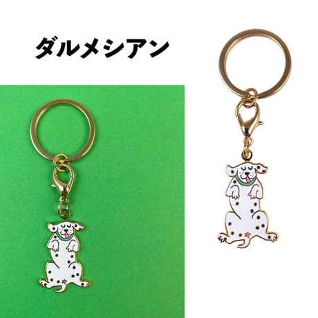 ククシュゼット 正規商品 キーリング キーホルダー ペットタグ 可愛い おしゃれ 犬 猫 ギフト Coucou Suzette フランス 11種類展開(cskeyring)