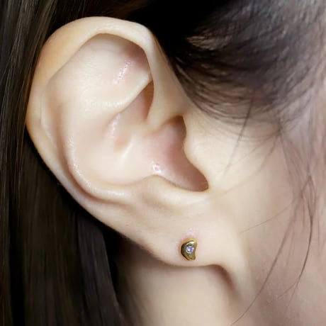 TEN. 正規商品 ユニセックス アクセサリー テン スイムピアス ゴールド【即日発送】