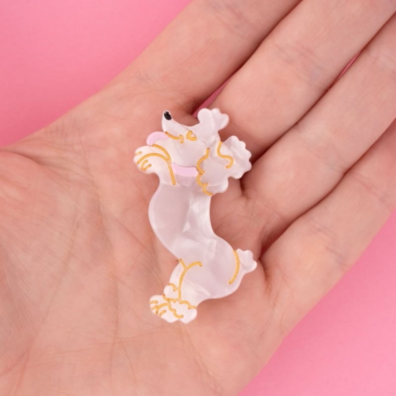 ククシュゼット 正規商品 ヘアアクセ クリップ ピン ヘアピン 犬