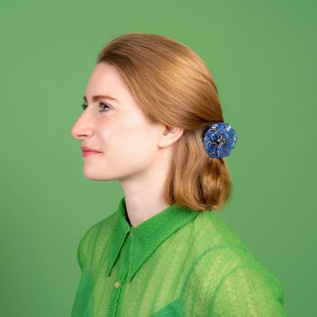 ククシュゼット 正規商品 ヘア アクセ クリップ かわいい 花 フランス Coucou Suzette アネモネ ヘア クロー ブルー (anemoneclaw)