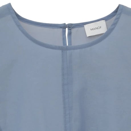 MANOF / SHEER GATHER BLOUSE / 891224002