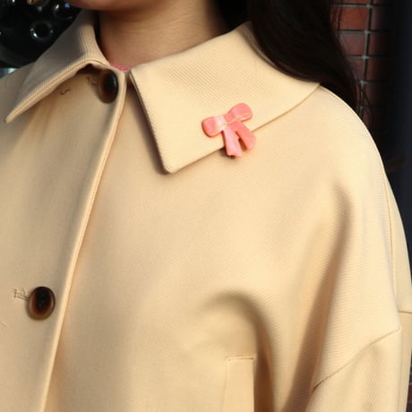 ククシュゼット 正規商品 ヘア アクセ クリップ かわいい リボン ギフト Coucou Suzette ピンク リボン ヘア クリップ ピンク(piribbonclip)