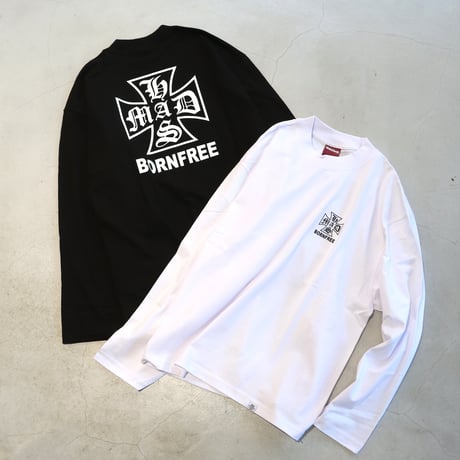 HIDEANDSEEK 長袖カットソー ホワイト CATEGORY T-SHIRTS | HIDE AND