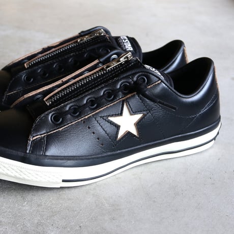 【4月3日発売開始】CONVERSE×Schott コンバース×ショット CONVERSE ONE STAR Z / Schott ワンスター Z レザー ブラック BLACK 2026春夏新作