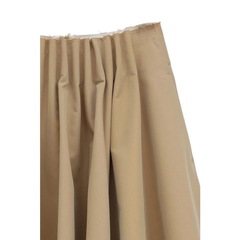 CLANE / TUCK DETAIL FLARE SKIRT / 191096042 | C 