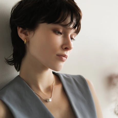 TEN. 正規商品 ユニセックス アクセサリー テン ぺブル ネックレス シルバー/ゴールド【即日発送】(ne-0050)(neg-0050)