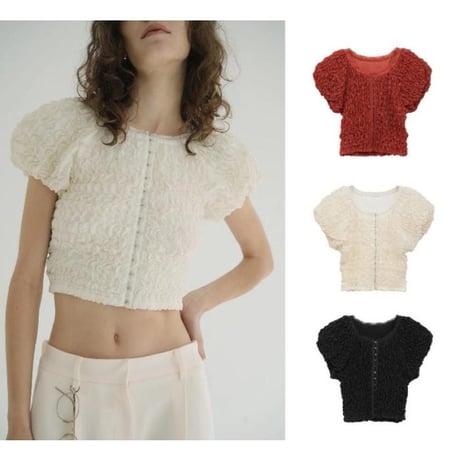 【CLANE】W FACE SHIRRING TOPS CATEGORY CLANE | CHARGER
