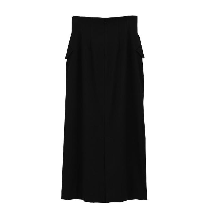 CLANE / H/W TUCK MAXI SKIRT / 171096202 | CHARGER