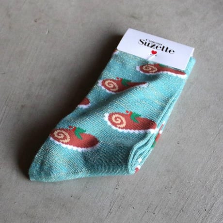 Coucou Suzette /  Christmas Log Cake Socks / christmaslogcakesocks