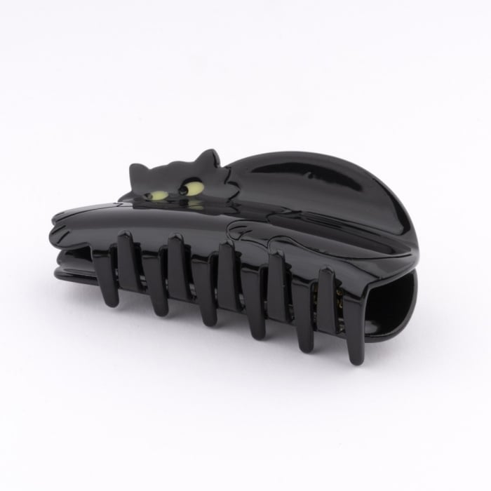 ククシュゼット 正規商品 ヘア アクセ クリップ かわいい 猫 黒猫
